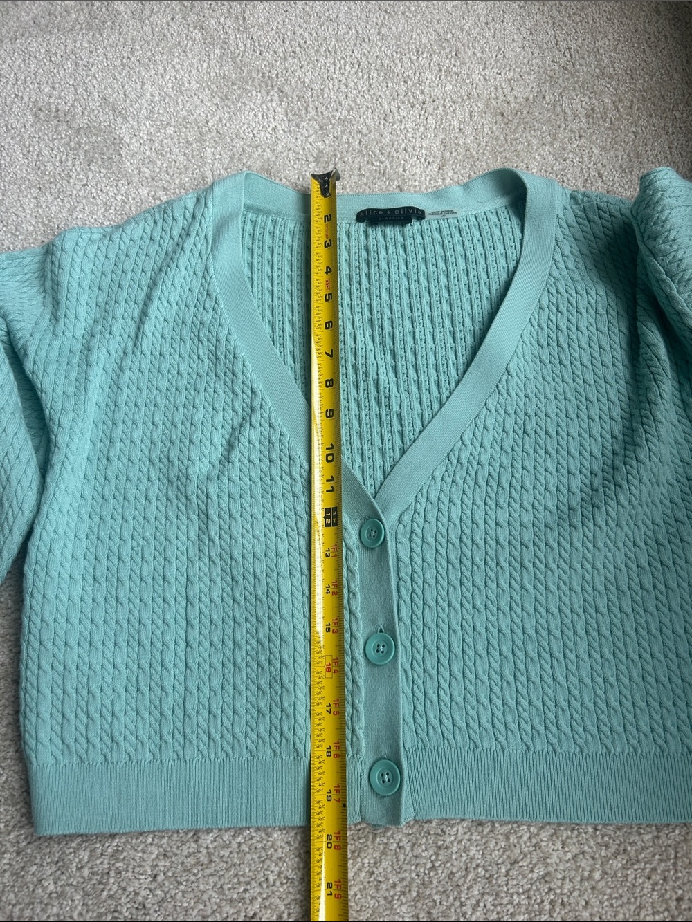 Alice and Olivia Zelina deep V cardigan - Picture 7 of 11
